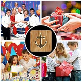 LECO TECH Sailing Boat Anchor Wooden Carving Night Light Warm White LED Bedside Table Lamp for Home Room Party Decoration, Creative Nautical Gifts for Men Women Friends Ocean Lovers 61WWbB8NV0L