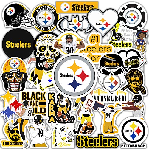Pittsburgh Vinyl Steelers Stickers Pack of 33 pcs Pricepulse
