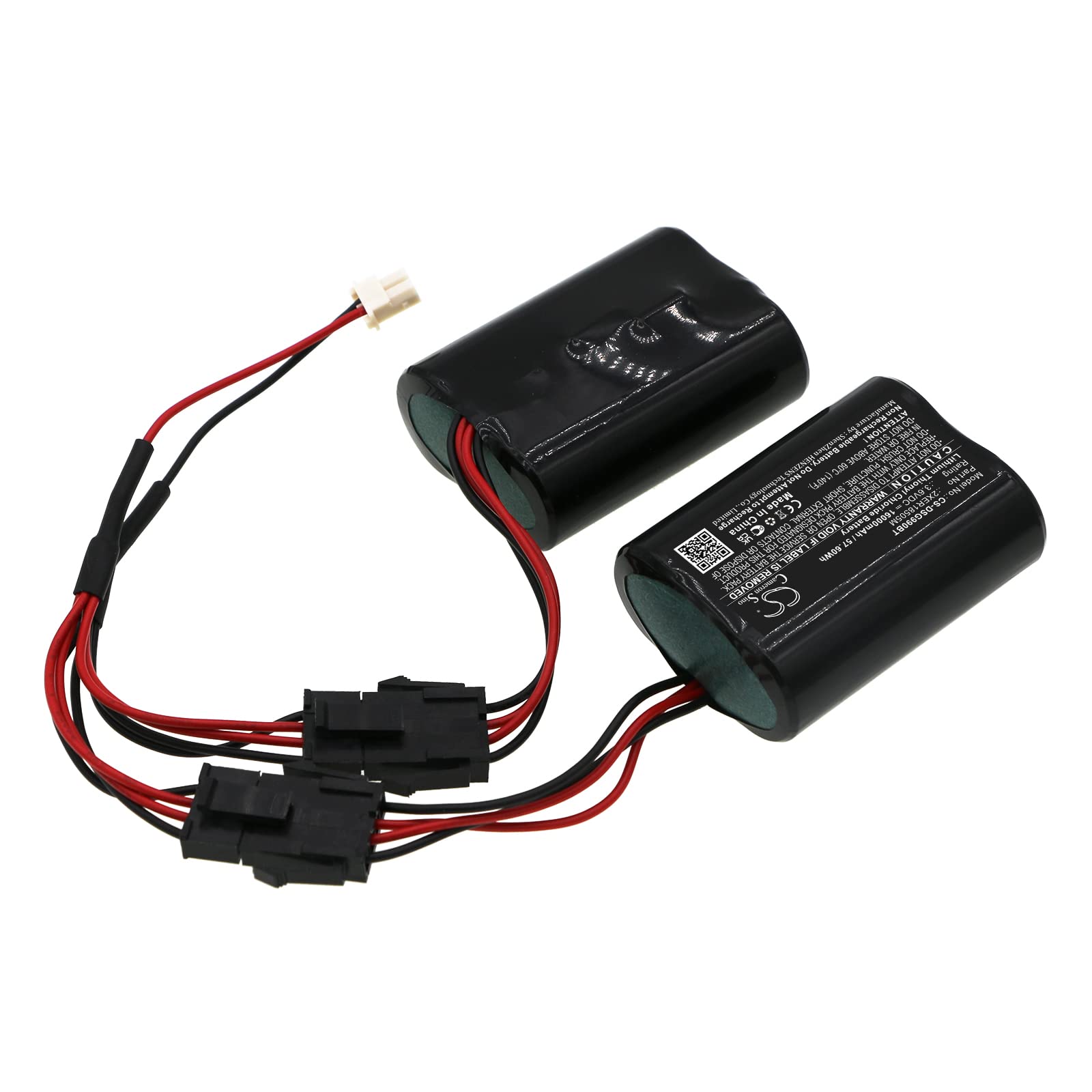 Tingen 103-304742 2XER18505M Battery Replacement for Visonic MCS-740 siren MCS-720B, FANSO 103-304742 (3.6V/16000mAh)
