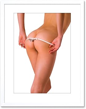 Amazon Com The Art Stop Photo Female Woman Body Bum Tanned Sexy Knickers Framed Print F97x3653 Furniture Decor