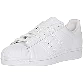 adidas Originals mens Super Star Sneaker, White/White, 19 US