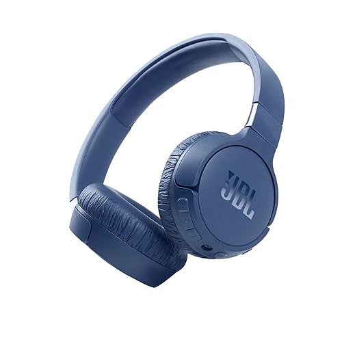 JBL Tune 660NC wireless with Active Noise Cancelling, up to 55 hours battery, microphone for call, foldable and comfortable, Android and iOs compatible (Blue) - Amazon deal for $69.95