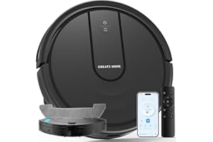 BAGOTTE Robot Vacuum and Mop Combo,5000Pa Robotic Vacuum with Schedule,4 in 1 Robotic Vacuum Cleaner Quiet Slim Robotic Vacuum，Self-Charging,Wi-Fi/Voice/App，Vacuum Robot Perfect for Pet, Hard Floors, Carpet