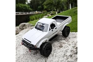 WPL C24-1 RC Rock Crawler 4x4 Truck Off Road 1/16 RC Crawler, Remote Control Truck Pickup RTR All Terrain RC CAR for Adults