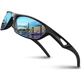 RIVBOS Polarized Sports Sunglasses UV400 for Driving Cycling Fishing RB831 | TR90 lightweight frame for cycling, baseball, running, driving and outdoor sports