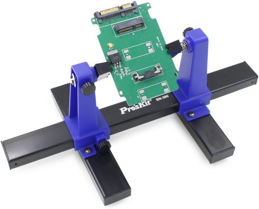 Jaw Opening 200mm Adjustable Soldering Clamp Holder PCB Motherboard Welding DIY Repair