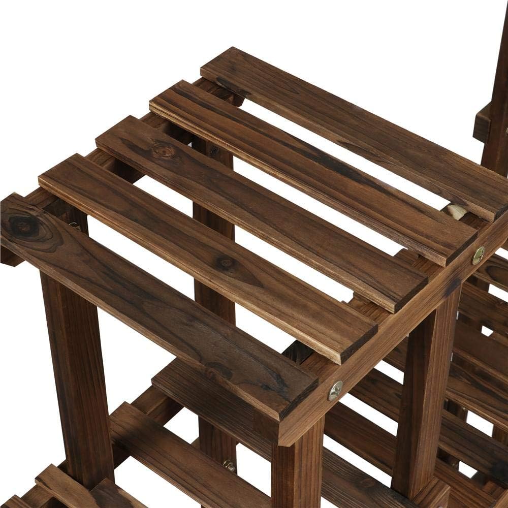 Yaheetech Estantería de Macetas Estante de Plantas Soporte Madera ...