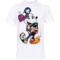 ★ codegraphy★ Disney Mickey Mouse I LOVE NY Short Sleeve Men's Disney Love Mickey Logo Short Sleeve Graphic T-Shirt