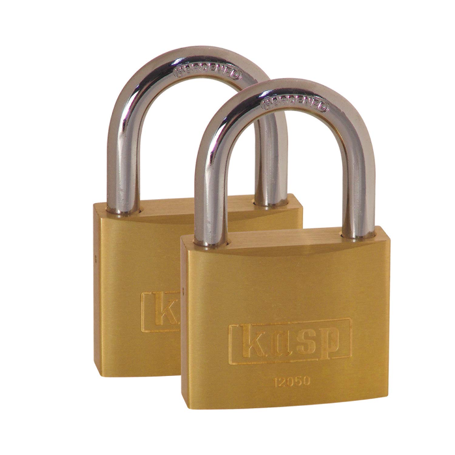 Kasp K12050D2 50 mm Brass Padlock Keyed Alike (Pack of 2)
