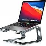 Nulaxy Laptop Stand, Ergonomic Aluminum Laptop Mount Computer Stand for Desk, Detachable Laptop Riser Notebook Stand Compatib