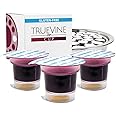 TrueVine Top & Bottom Communion Cups and Wafer Set - Prefilled Cups with Gluten Free Bread & Grape Juice - Carefully Packaged & Easy to Open, Ideal First Communion (100 Count)