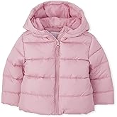The Children's Place Baby and Toddler Girls' Medium Weight Wind-Resistant, Water-Resistant Puffer Jacket