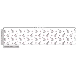 Ambesonne Animal Cartoon Fabric by The Yard Playing