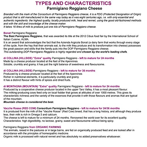 Parmigiano Reggiano DOP "Vacche Rosse" 40 Monate 1 Stücke - insgesamt kg.1. Direkt von den Consorzio Vacche Rosse produziert (Roter Aufkleber) – Bild 3