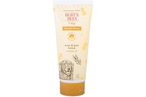 Burt's Bees for Pets Paw & Nose Lotion for Dogs with Manuka Honey and Olive Oil, Soothes Dry Dog Paws -Naturally Derived Ingredients, 6 Oz