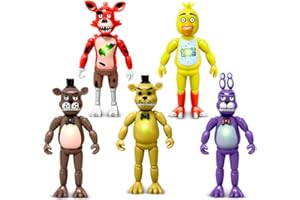 SPUAE Action Figures Toys, 5 Pcs Action Figures Set, Figures Toys Set with Light for Toys Dolls Gifts Cake Toppers