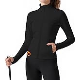 B&GCozy Girls Fleece Warm Jacket Full Zip Comfortable Athletic Coat for Yoga Riding with Pocket 6-15 Years