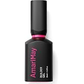 AmariMay Clear Builder Gel for Nails, 15ml Nail Strengthener in a Bottle, Nail Extension Hard Gel, Soak Off Long Lasting UV Light Cure, Base Coat Top Coat Needed