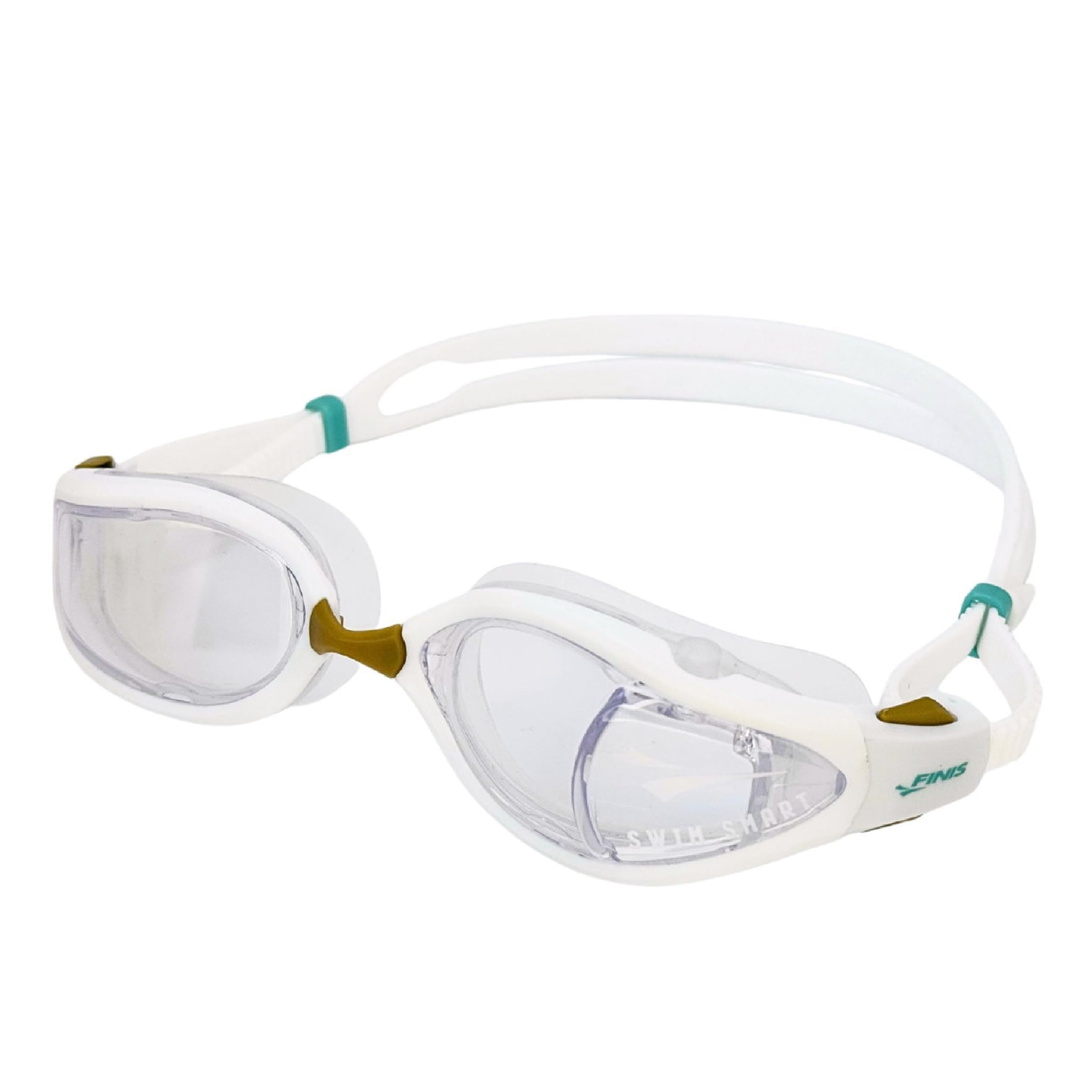 FINIS Smart Goggle Max Replacement - Smart Coach Not Included - Approved for USAT, PTO, World Triathlon Ciye App Integration - White