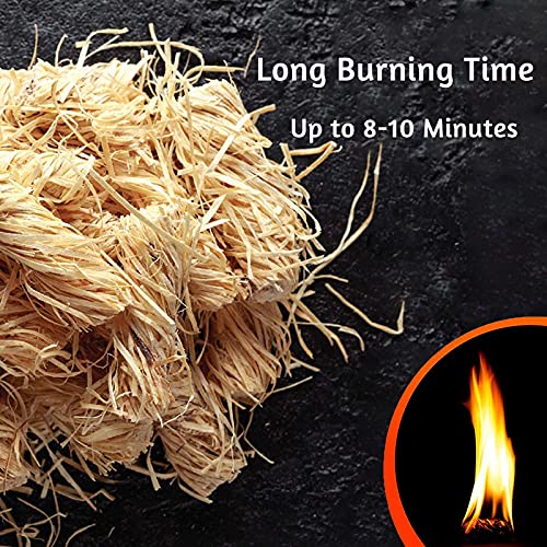 Yibesi Fire Starters for Charcoal,Campfire, Fireplace,Natural Easy Burn Firestarter Super Fast Lighting, 8-10min Burn for Grill, BBQ,Camping Indoor or Outdoor Waterproof and Sealed Packing (50pcs)