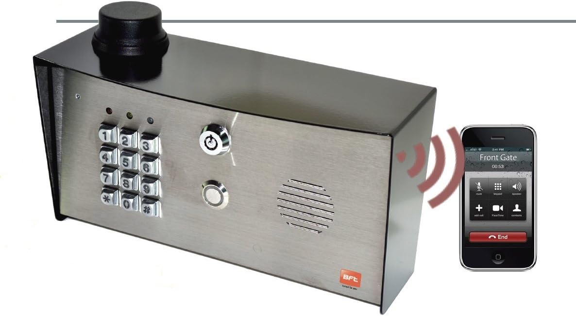 Gate Cell Phone Gate Access System - Telephone Access Control Entry BFT Cell Box - Cell Phone Gate Access Cellular Gate Entry SIM Card Gate Controller