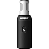 Shure MoveMic 88+ Wireless Microphone – Professional Stereo Mic with 4 Polar Patterns for Film, Field Recording & Interviews,