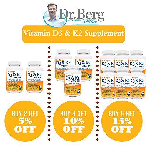 Dr. Berg’s Vitamin D3 & K2 Supplement with Purified Bile Salts Vitamin