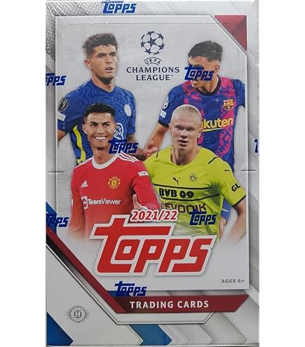 Amazon.com: 2021-22 Topps UEFA Champions League Soccer Hobby Box
