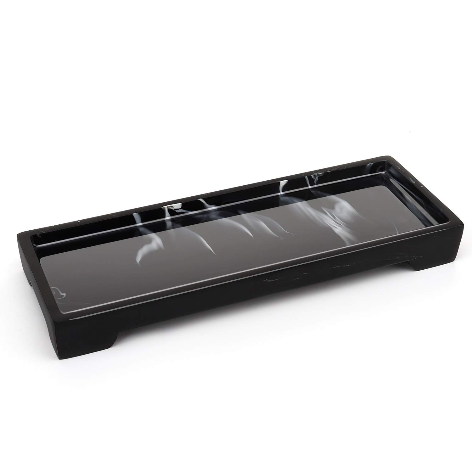Luxspire Vanity Tray, Toilet Tank Storage Tray, Resin bathtub tray