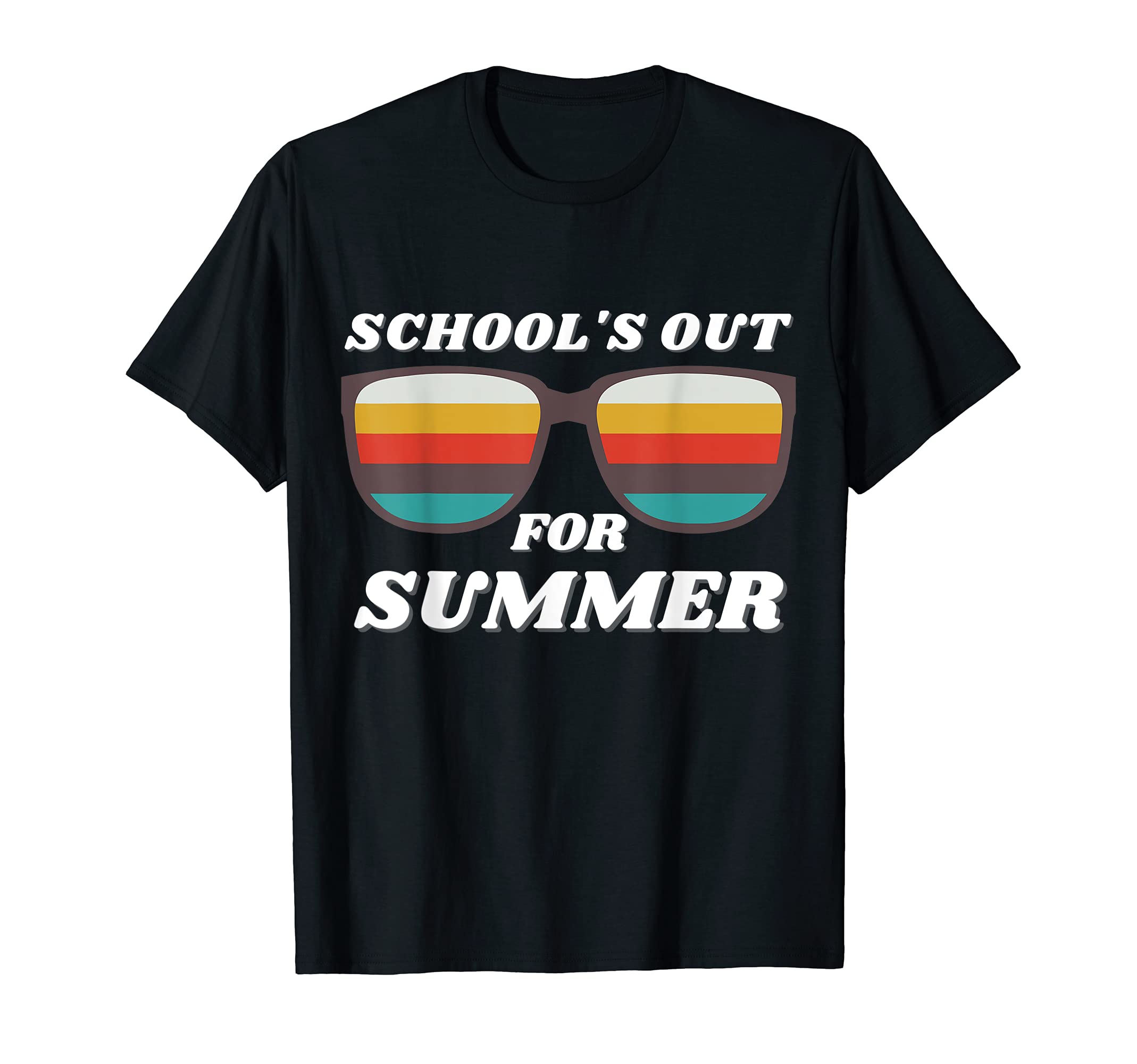 Schools Out For Summer Happy Last Day Of School Sunset T-Shirt