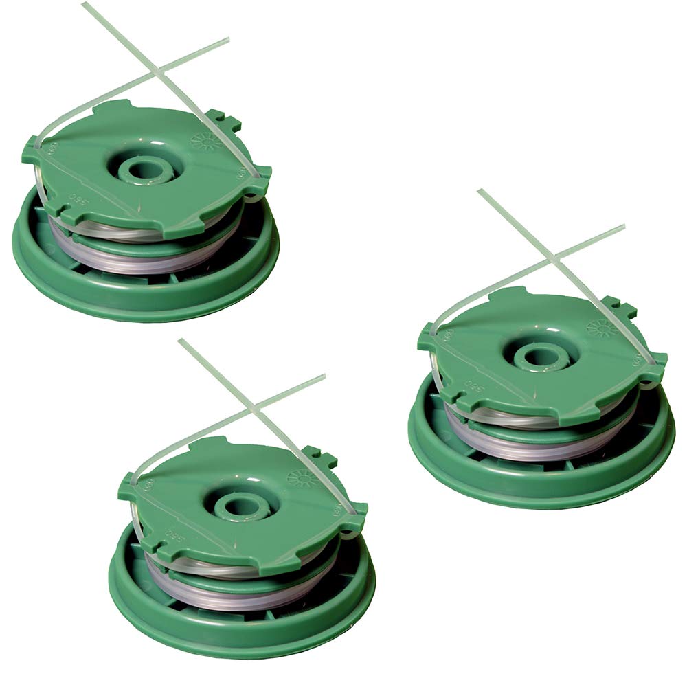 IKRA 73500300-3 Spools (DA-F11) Set of 3 Thread Spools for Brush Cutters