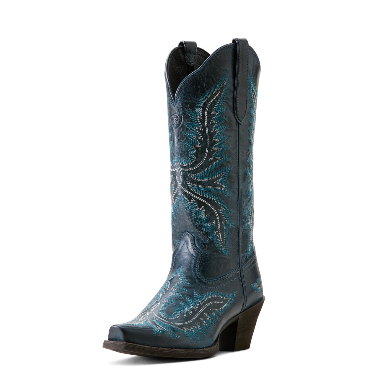 Photo 1 of ARIAT Women's Round Up Collins Western Boot, Fresh Denim, 6.5