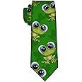 Yekiua Geometric Square Shaped Men's Tie