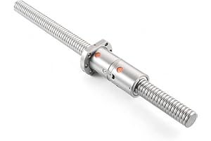 Mssoomm Double Nut Ballscrew 32mm DFU3205 RM3205 Length 40.16 inch / 1020mm + Ball Screw Double Nut, No End Machining for CNC Machine