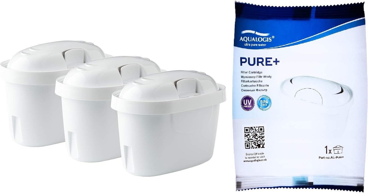 Aqualogis Cartucce Filtranti Compatibili Maxtra/Maxtra+ Per Caraffa (2 Pezzi) - Con Carbone Di Cocco, Senza BPA - 4