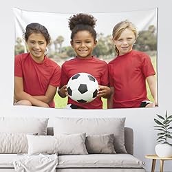 JINJUREN Custom Tapestry Upload Images Banners and