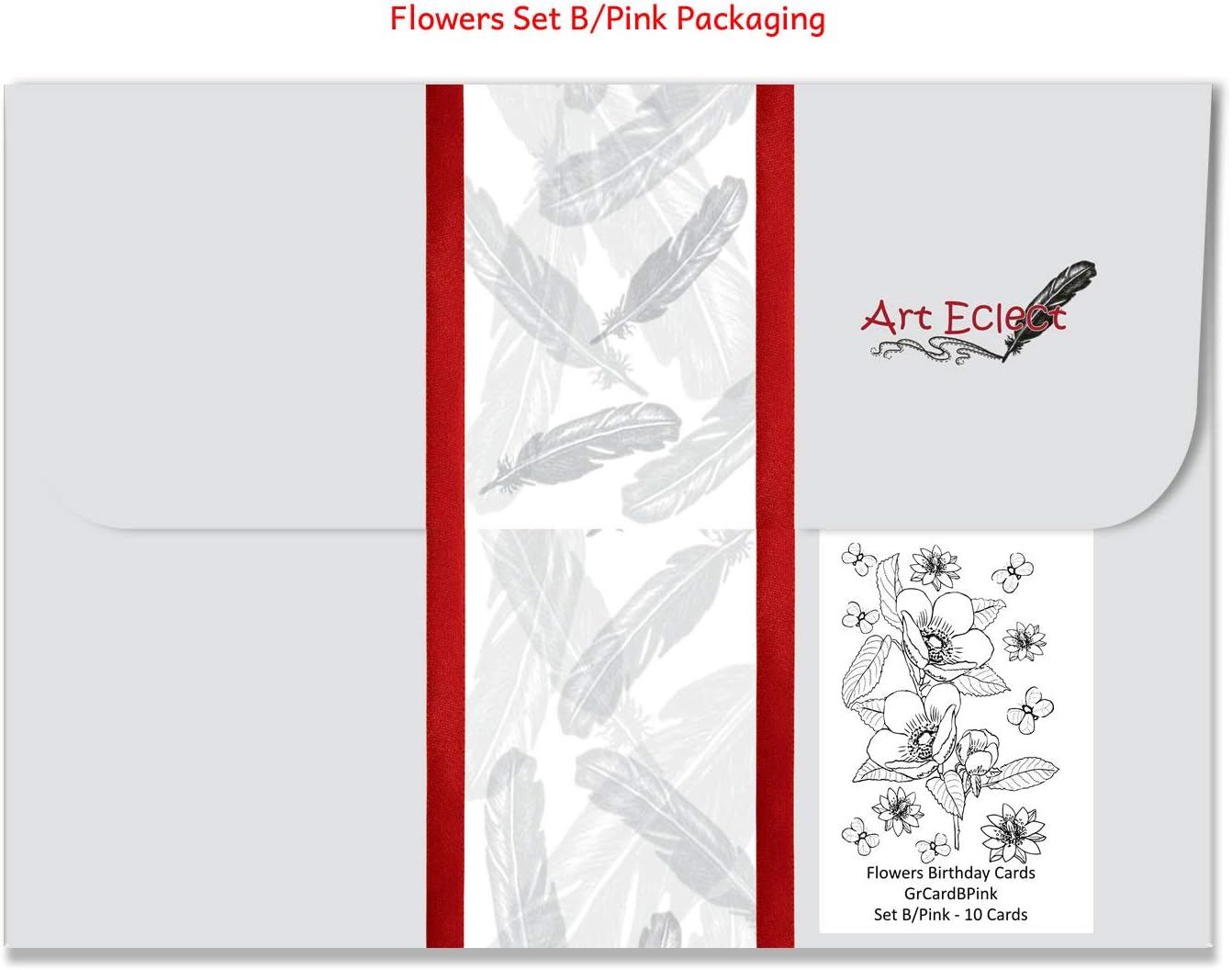 Art Eclect Adult Flower Cards to Colour in for Birthdays Anniversary, Thank You and Sympathy Notes - Image 4