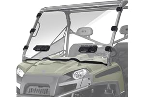 StarknightMT Ranger 800 570 Vented Windshield, Scratch-Resistant Front Windshield Compatible with Polaris 2010-2014 Ranger XP 800/Crew, 2010-2016 Ranger 800 6x6, 2016-2025 Ranger Full Size 570