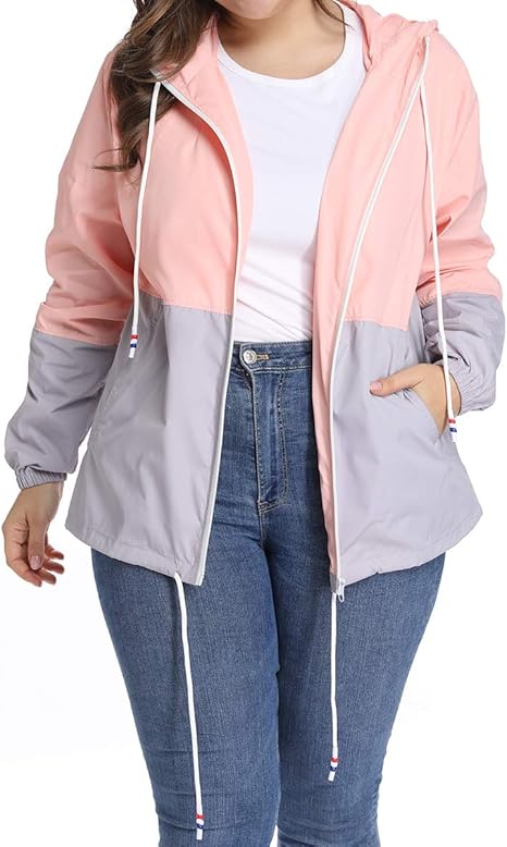 plus size rain jacket