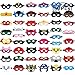 RoterSee 50Pcs Superhero Masks Party Favors for Birthday Party with 50 Different Types, Great Gift for Halloween Thanksgiving Day and Christmas
