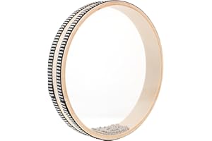 ERINGOGO Wave Bead Ocean Drum 10 Inch Ocean Sound Drum Percussion Wave Sea Drum Early Educational Percussion