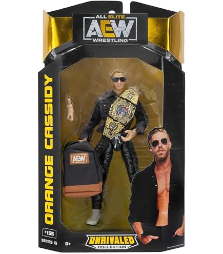 Amazon.com: AEW - 1 Figure Pack (Unrivaled Figure) W3 - Orange