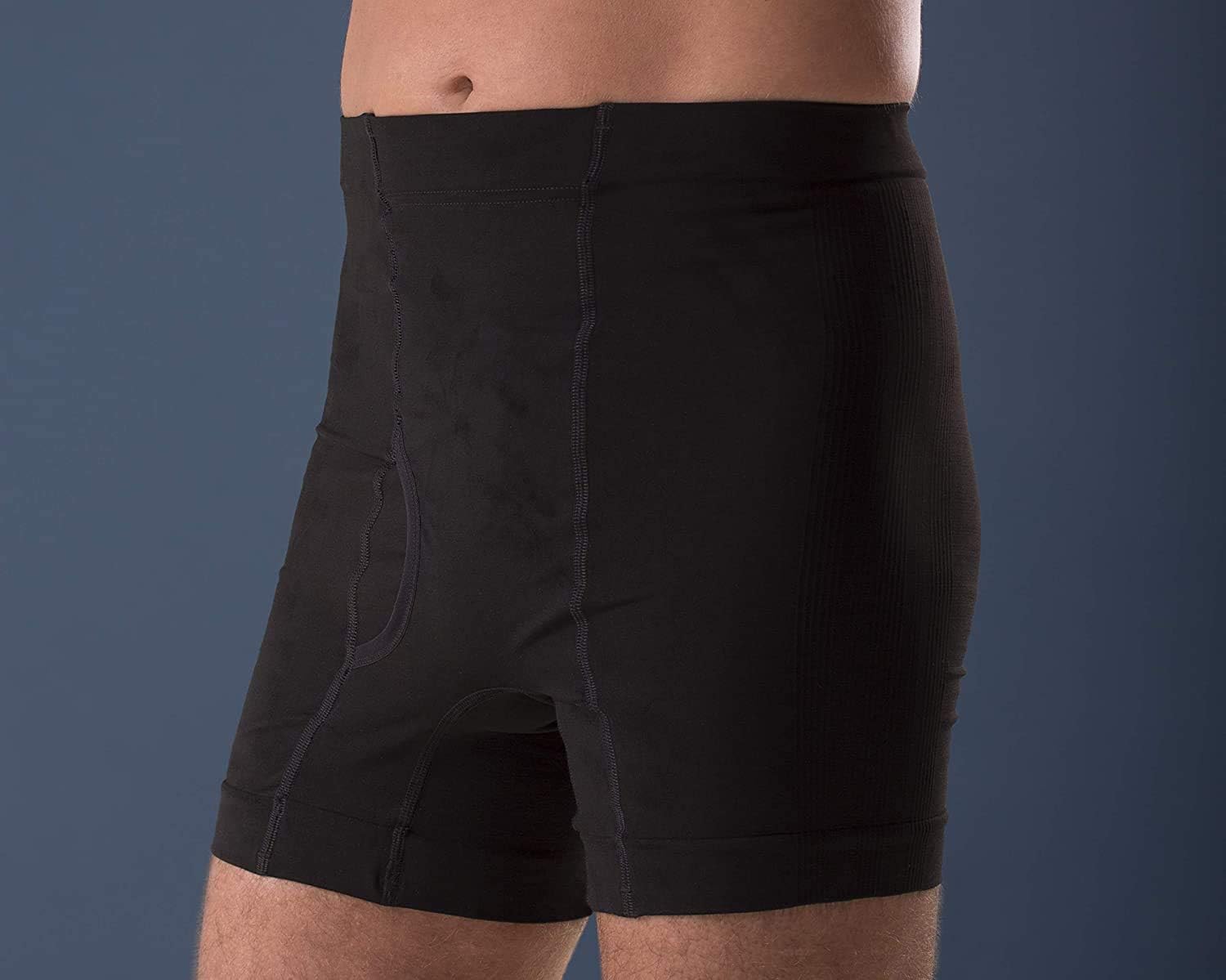 Corsinel Regular Male Boxer Low by Tytex Medium Support Ostomy and Hernia (Black, XXL): Health & Personal Care