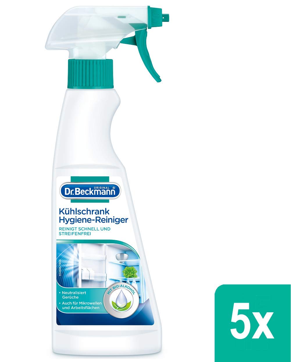 5 x nevera Dr. Beckmann higiénico limpiador con Bio-alcohol 250 ml ...