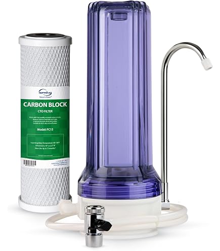 Cartouche Filtre à Eau Encliquetable - Post-charbon Actif Pour Systèmes RO Universels