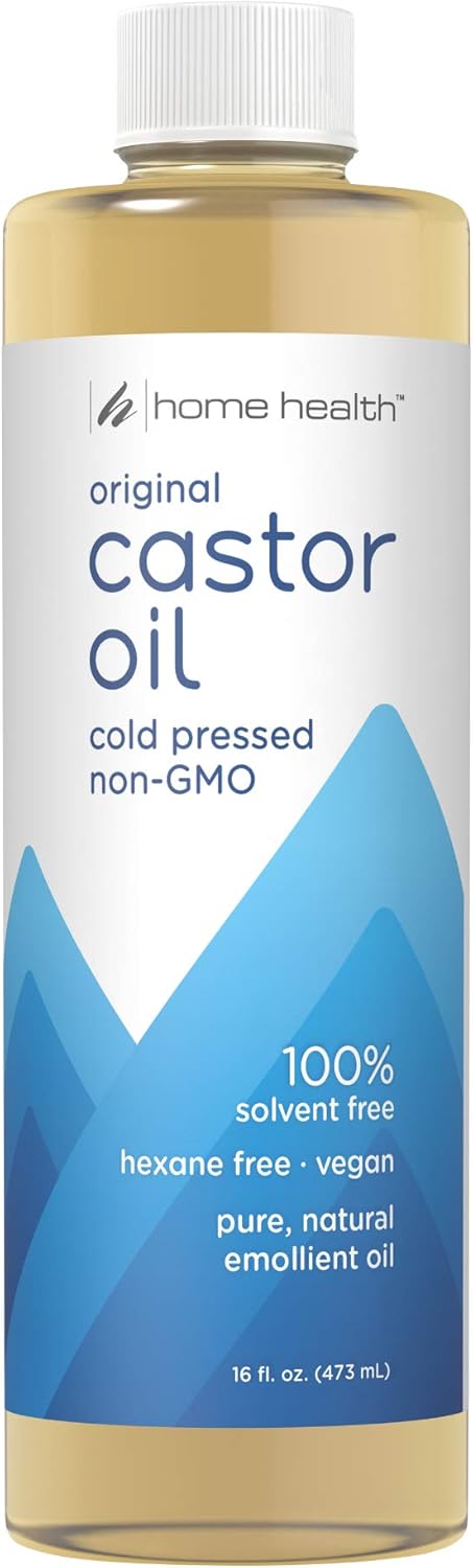 Castor Oil Home Health 16 oz Liquid, 473 ml (Pack of 1)