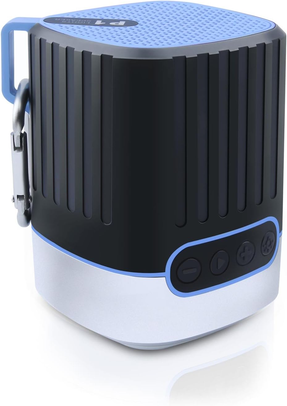 Bluetooth Speakers - Bluetooth Speakers Portable Wireless,Outdoor Portable Stereo Speaker with HD Audio with 2 Mode LED Lights,Micro SD Slot and SOS Alarm and Flash,Best for Party,Camping & Home