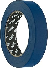 CORAL 71501 Easy Blue Masking Tape 1 inch 50M Roll Indoor Outdoor UV Resistant view 2