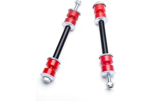 SUCOSO Sway Bar Link for Chevy Silverado 1500, Stabilizer Links with PU Bushings Connect Anti Roll Bar to Control arms, Fits GMC Escalade Avalanche Suburban Front Suspension System Replace OE K700538 K700432