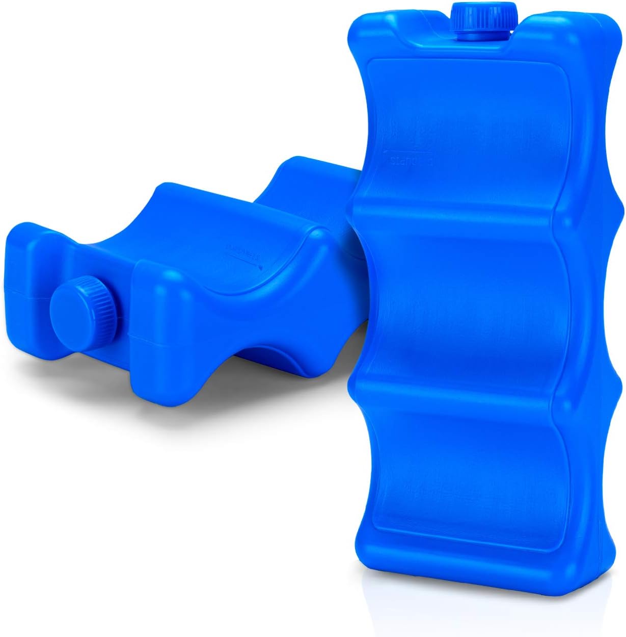 Yarwo 2pcs Ice Packs for Baby Bottle, Reusable Freezer Blocks for